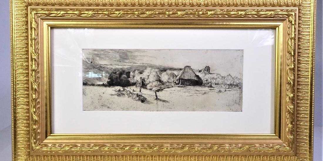 Rembrandt (1606 1669) Etching and Drypoint Sarasota Estate Auction