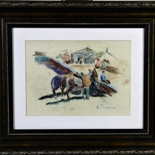 Camille Pissarro (French – Dutch 1830-1903) Pastel