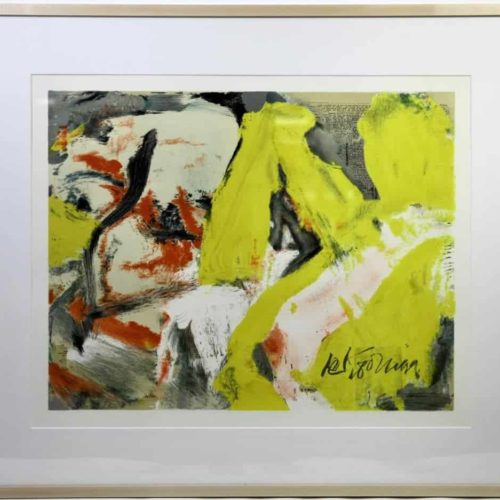Willem de Kooning “The Man and the Big Blonde”