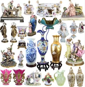 Collection-of-European-Porcelain-and-Glassware