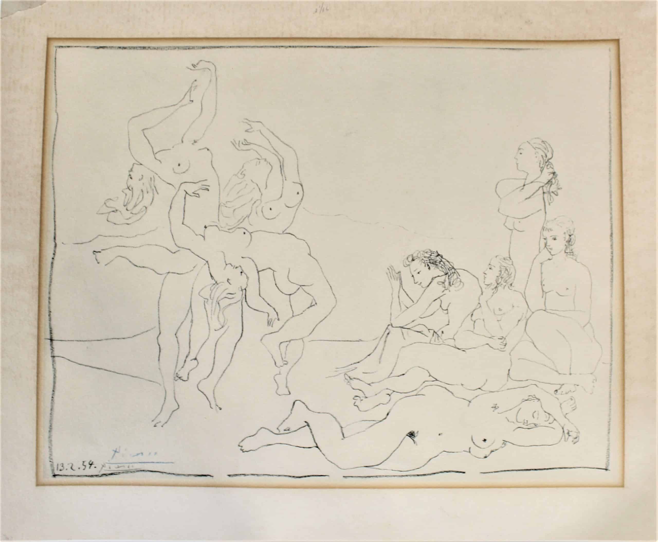 Picasso-Signed-Stone-Lithograph