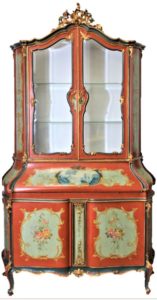 Venetian-Style-Hand-Painted-Gilded-Crest-Secretary