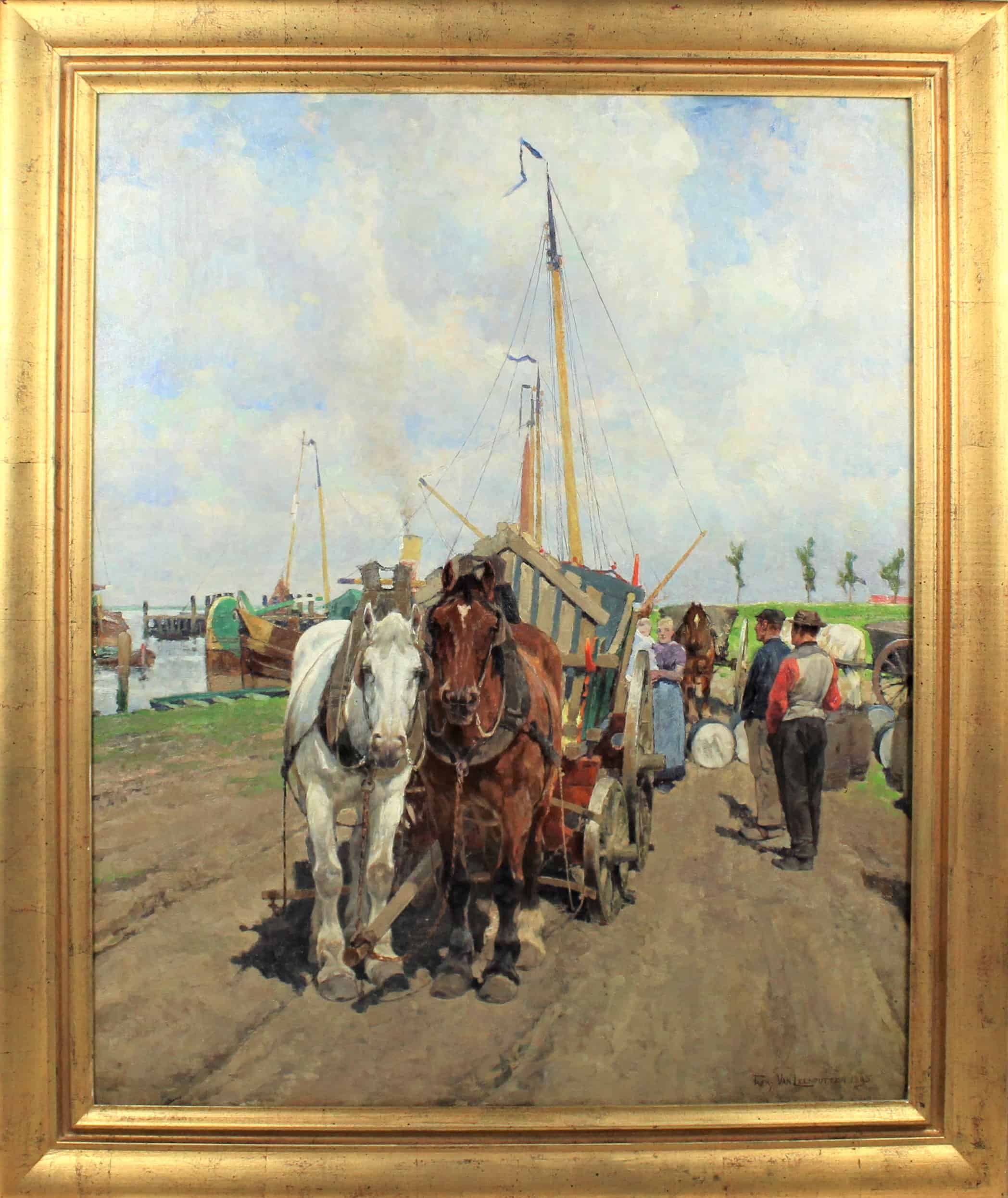 Frans Van Leemputten (1850-1914) Belgium O/C