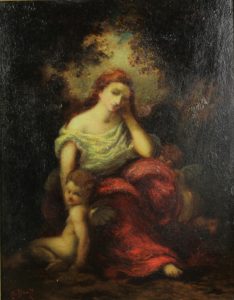 Narcisse-Virgil Diaz (1808-1876) French, O/Panel