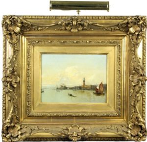19th C. Venetian Painting, Oil on Panel