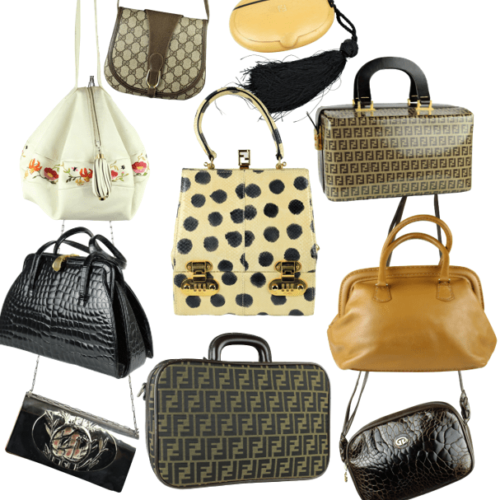 Collection of Vintage Gucci & Fendi Bags from the Estate of Francesco Gittardi
