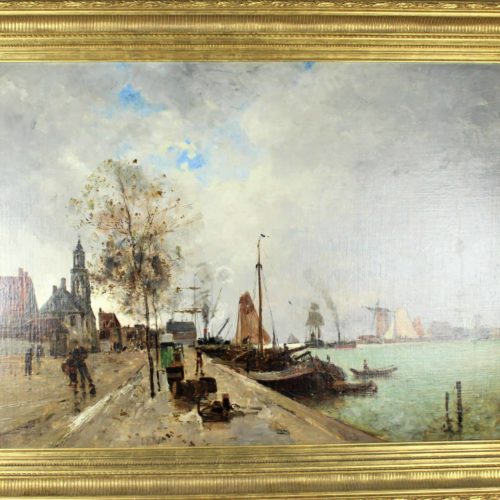Oil on Canvas in the Manner of Eugene Louis Boudin (1824 – 1898)