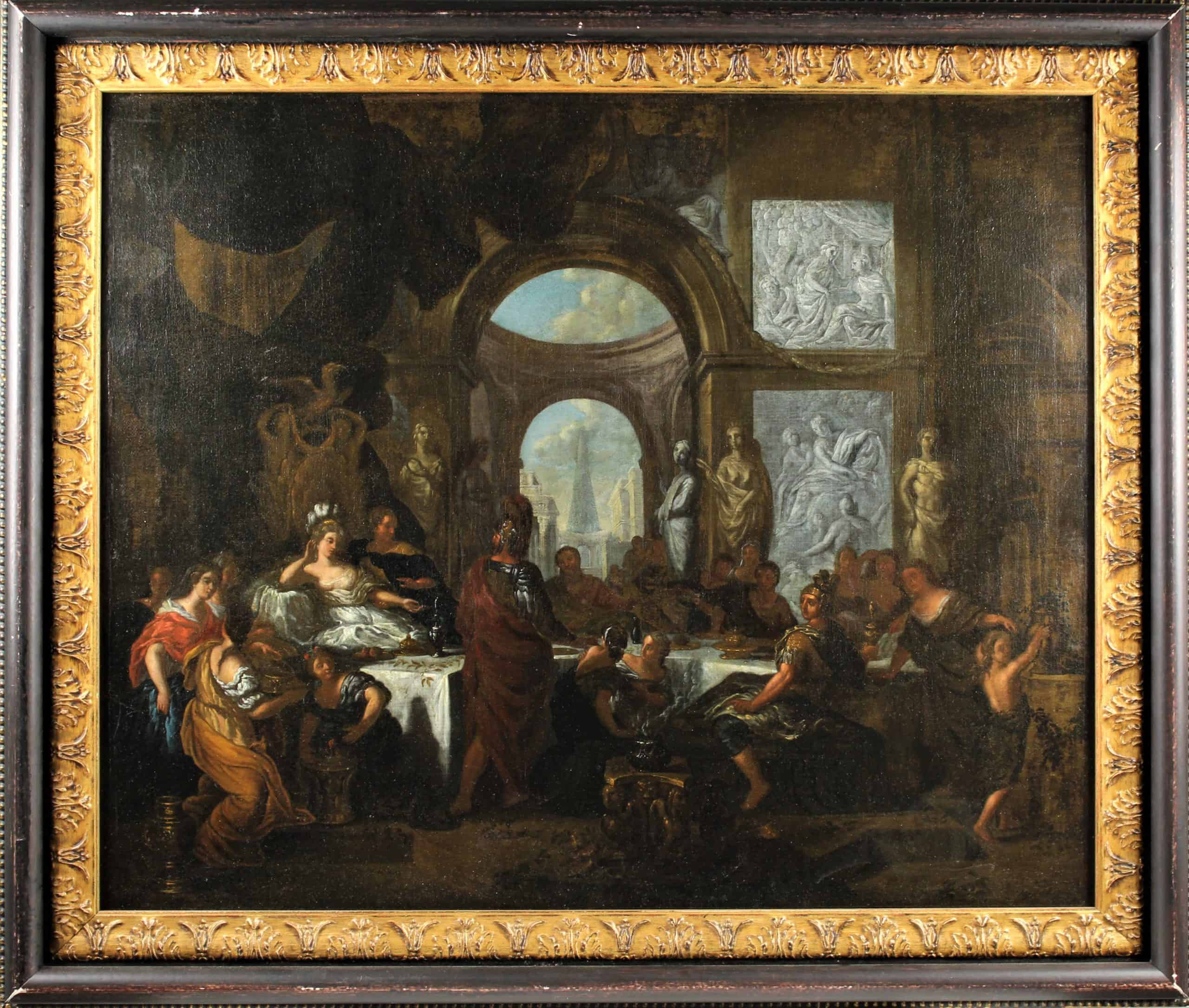 Ottmar Elliger, the younger (1633-1679) The Banquet of Cleopatra