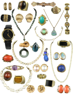 Over 100 Plus Lots of 18K and 14K Jewelry including Tiffany and Co.