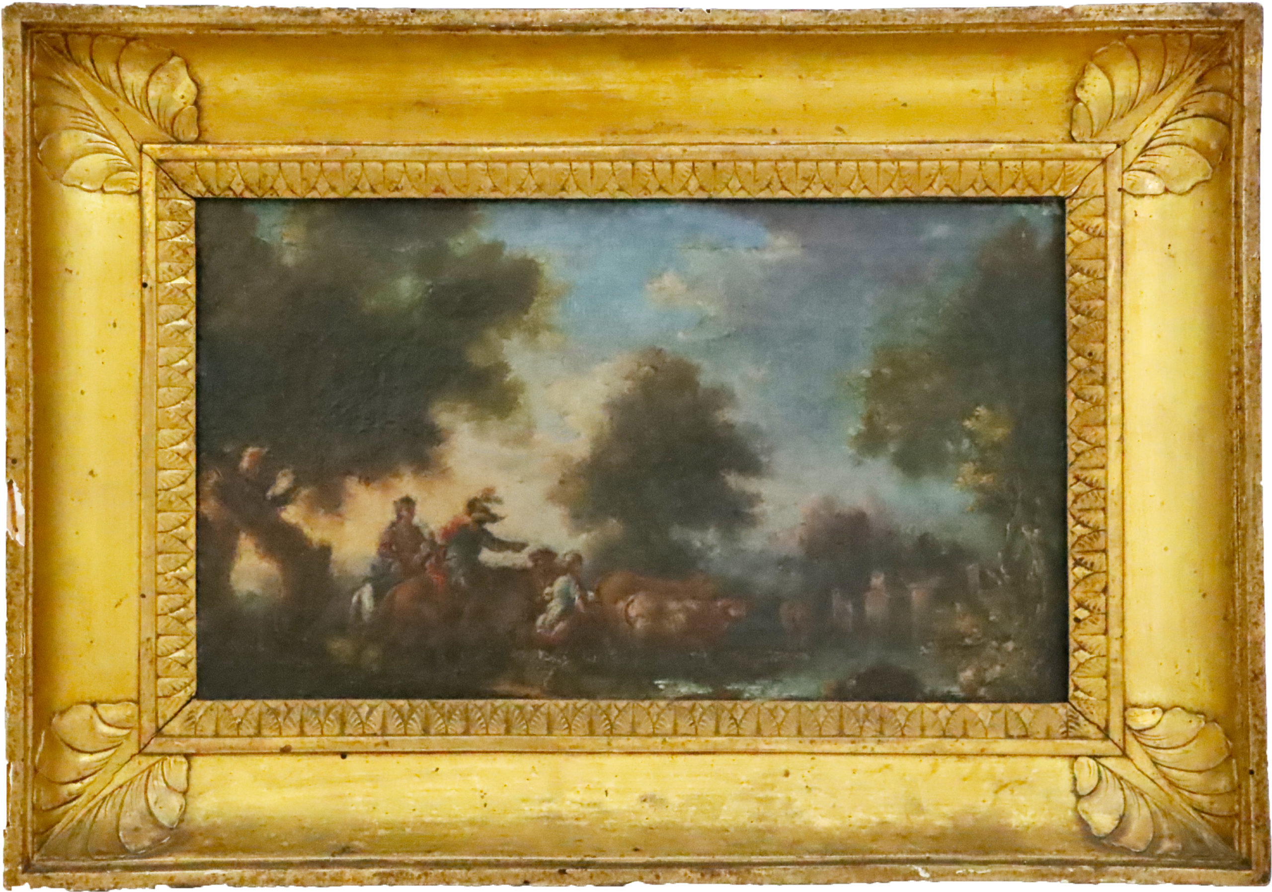 19th C. Old Master Oil on Canvas (2)