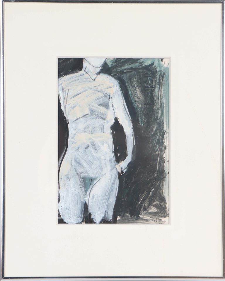 Read more about the article Manuel Neri (b 1930) Mixed Media on Paper “Gesture Study No. 44”