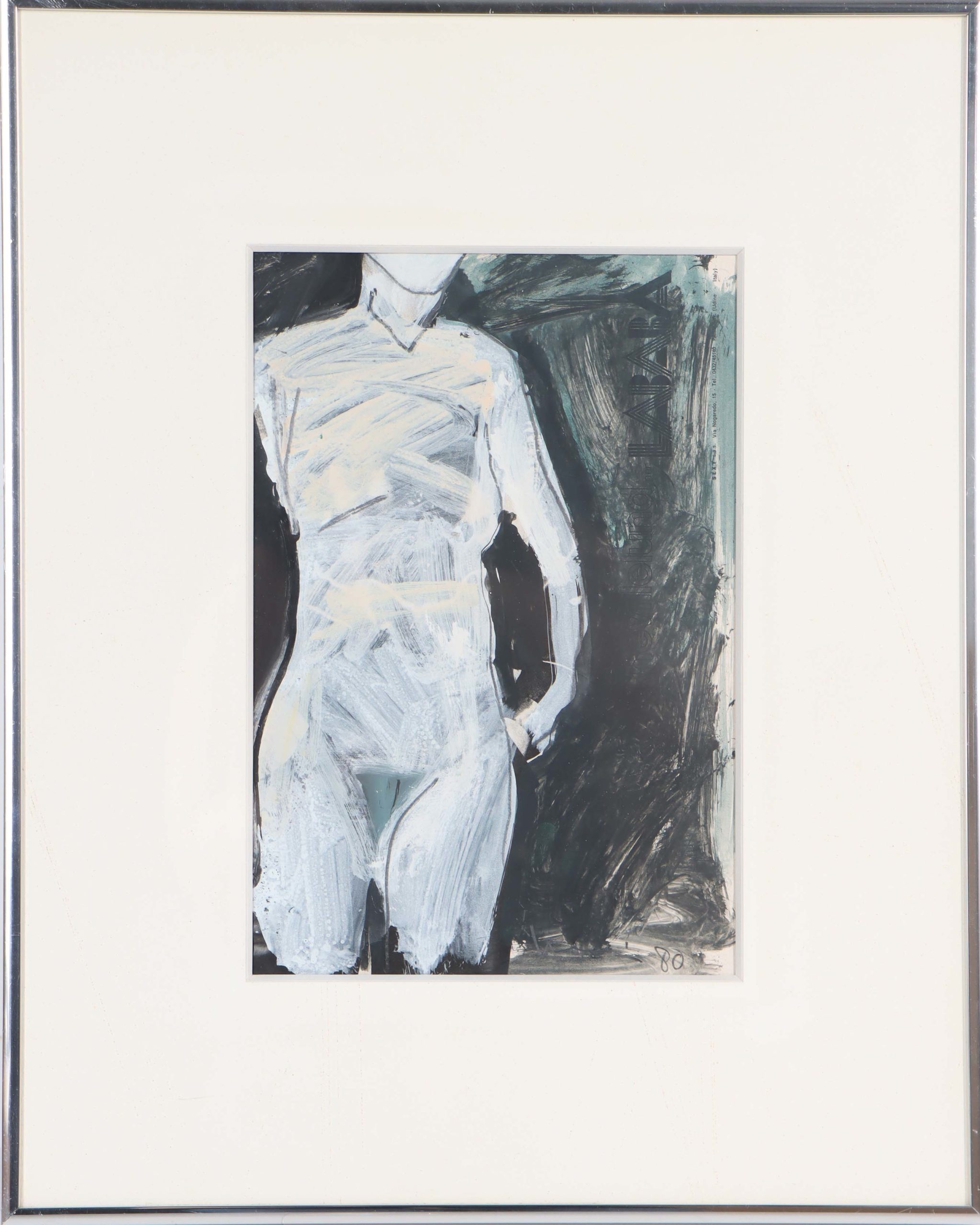 You are currently viewing Manuel Neri (b 1930) Mixed Media on Paper “Gesture Study No. 44”