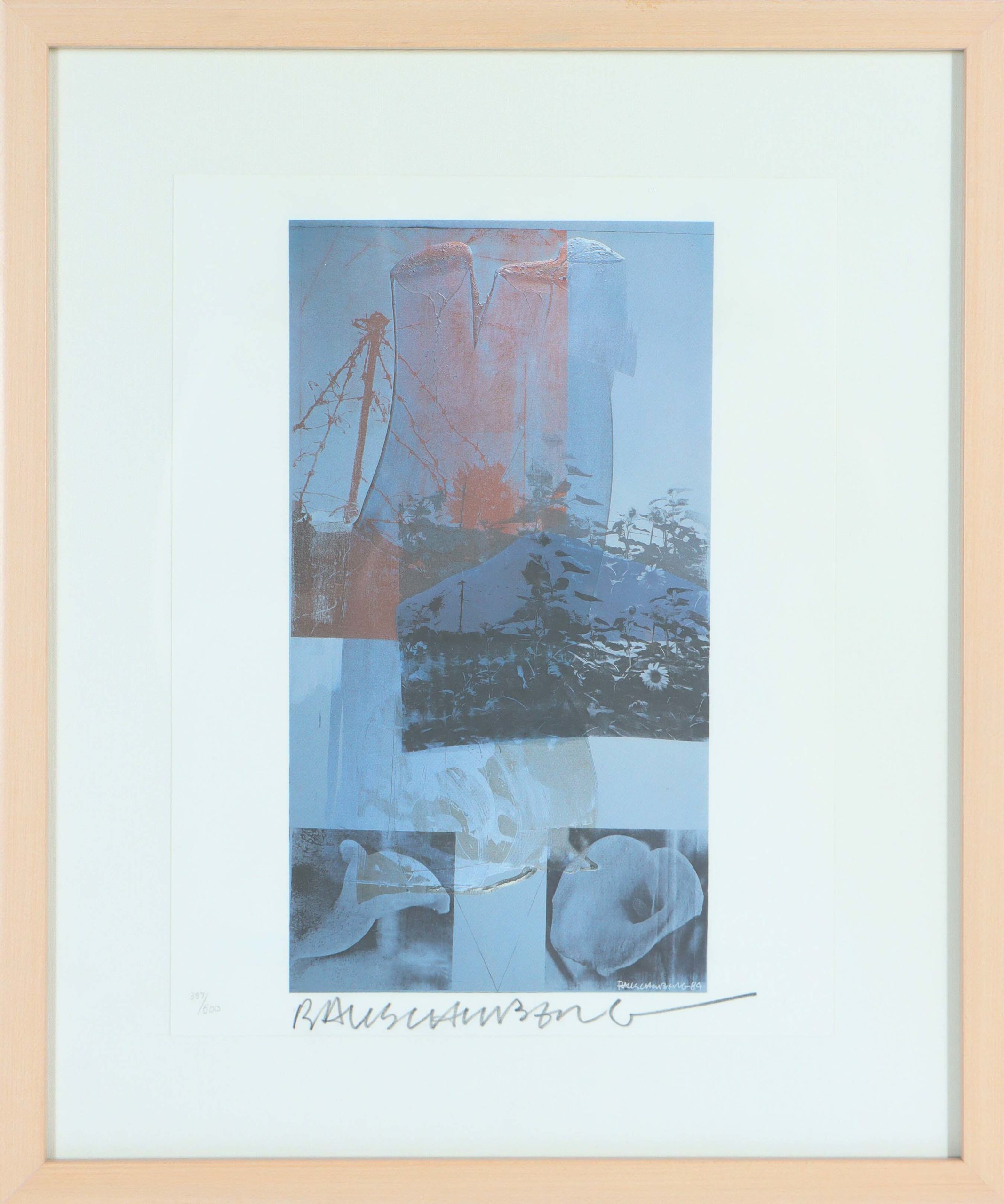 You are currently viewing Robert Rauschenberg (1925-2008) American, Limited Edition Print “Tonya’s Veil”
