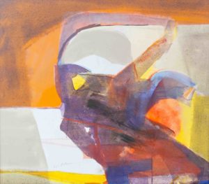 Syd Solomon (1917-2004) NY, Abstract Oil on Canvas Board