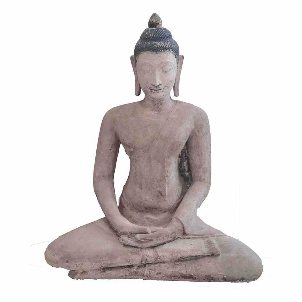 Early Monumental Terracotta Seated Buddha