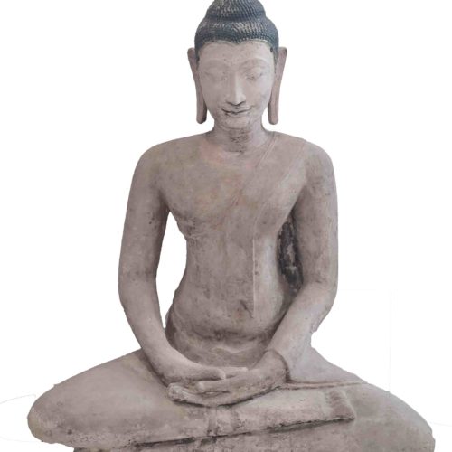 Early Monumental Terracotta Seated Buddha