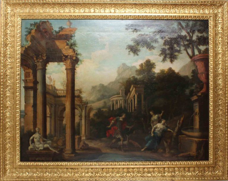 Attributed to Giovanni Paolo Panini (1691-1765) Italian Old Master
