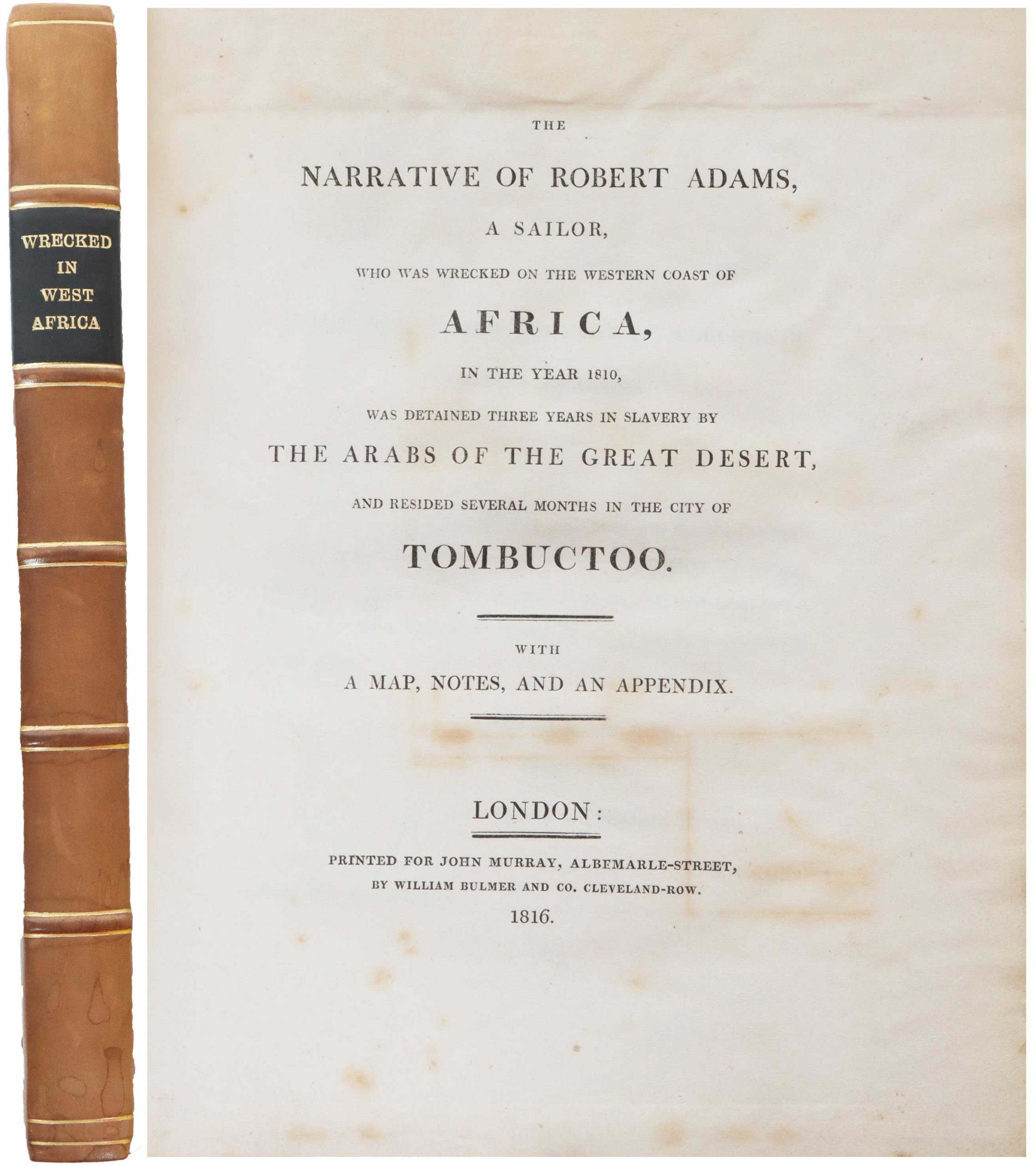 Adams, Shipwrecked off Africa 1816