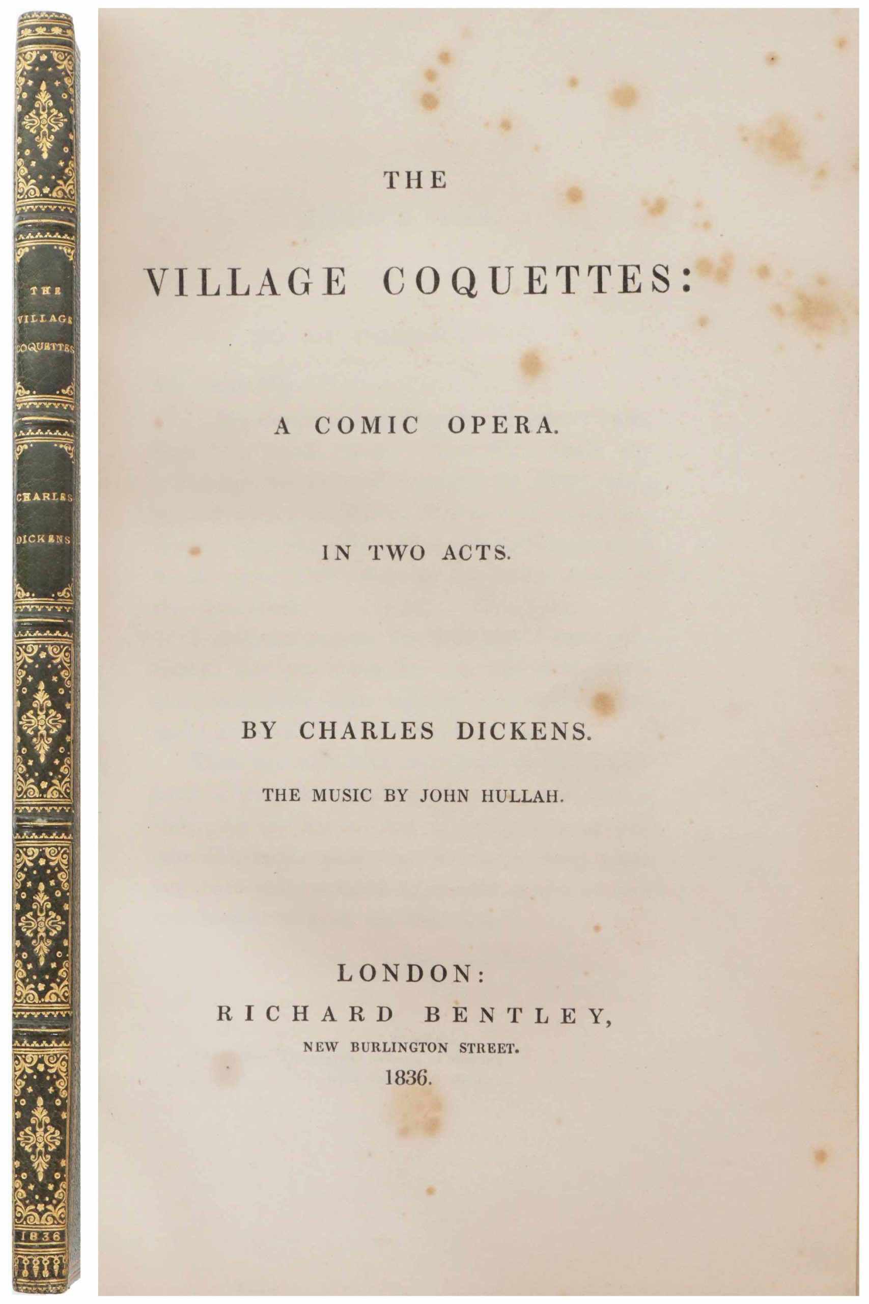 Dickens, Village Coquettes 1836
