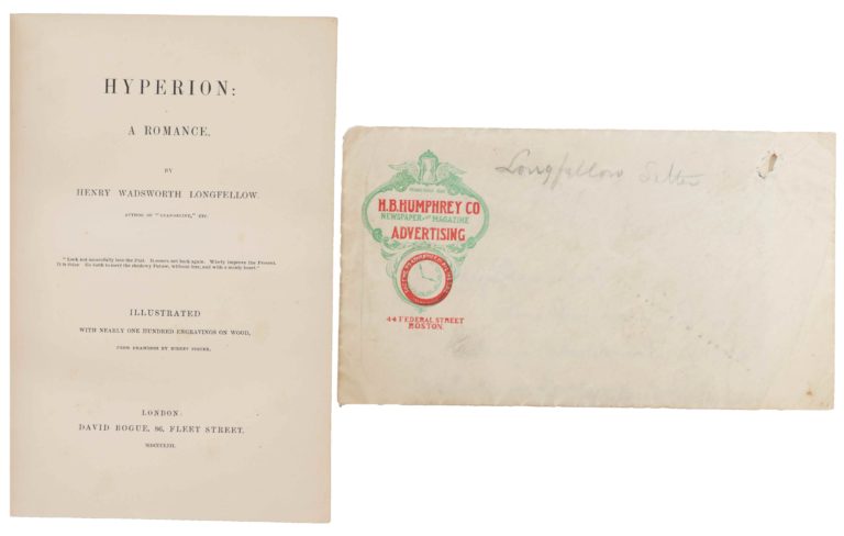 Longfellow, Hyperion, Last Letter 1882