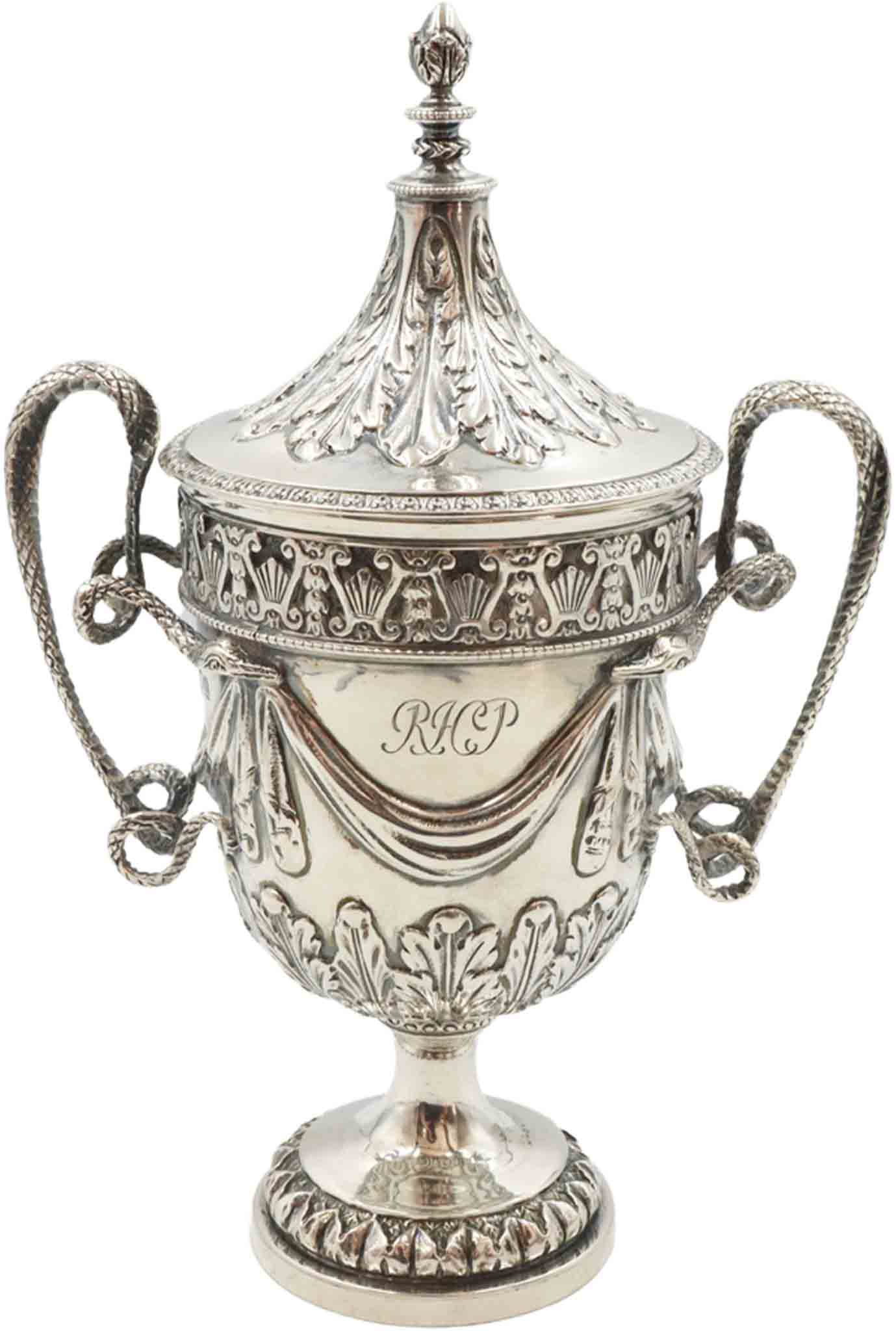 Classical English Sterling Covered Chalice, 13 OZT