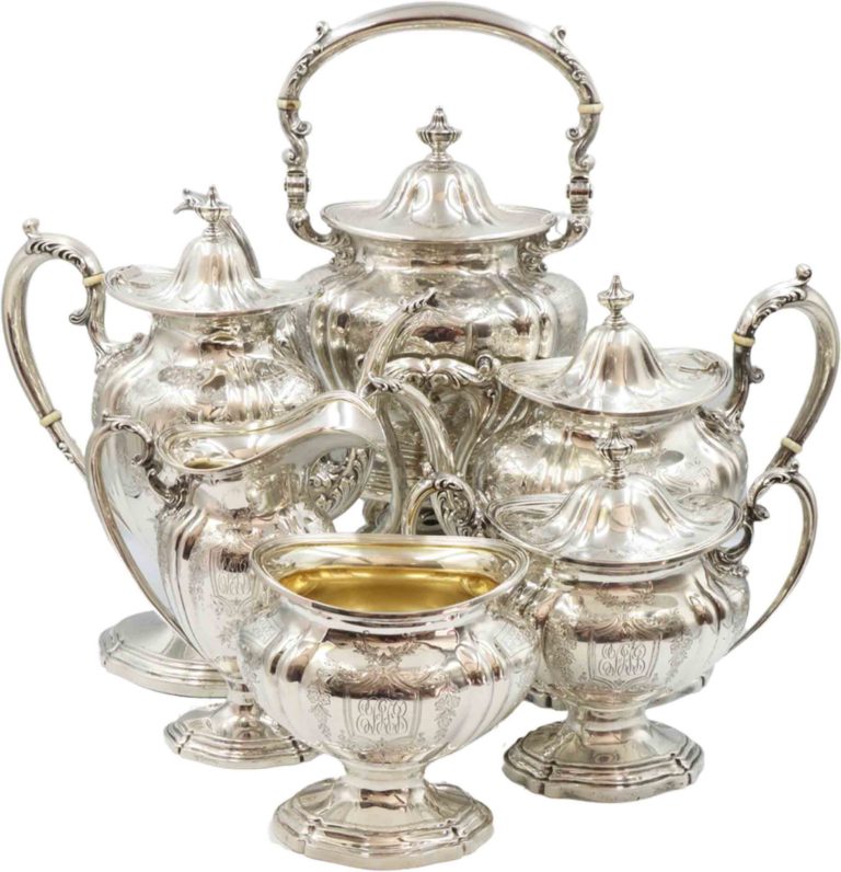 Gorham Sterling Silver Tea Set, 159 OZT