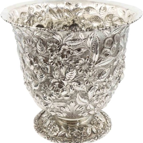 Herr-Schofield Sterling Silver Repousse Cooler, 41.5 OZT