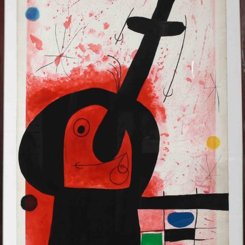 Joan Miro (1893-1983) Spanish, Color Lithograph