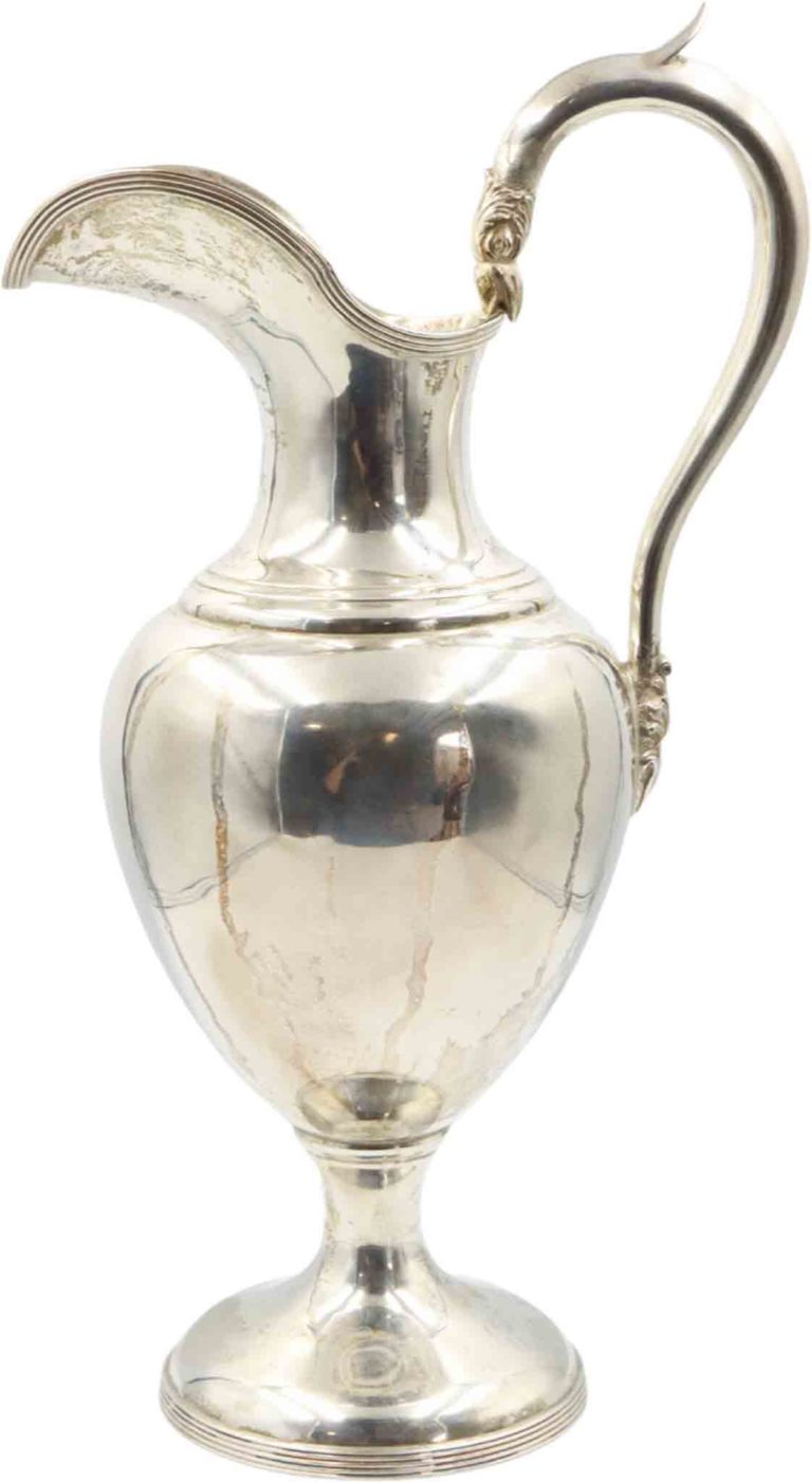 Monumental Sterling Silver Pitcher