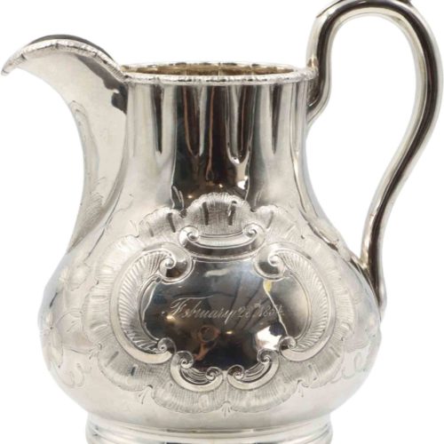 St Crosby Sterling Silver Pitcher, 27.3 OZT