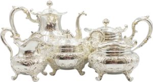 Sterling Silver Tea Service, 100 OZT