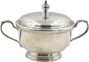 Tiffany _ Co Sterling Silver Sugar Bowl, 13 OZT