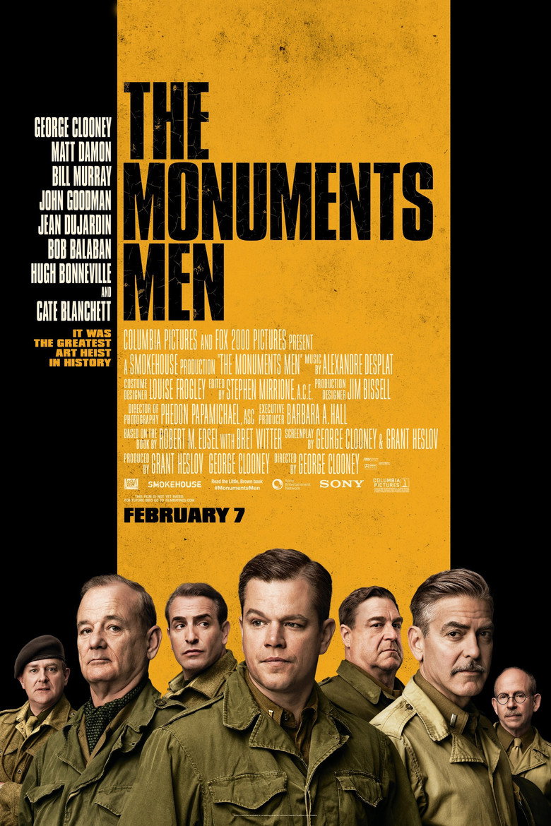 Poster for the 2014 film The Monuments Men