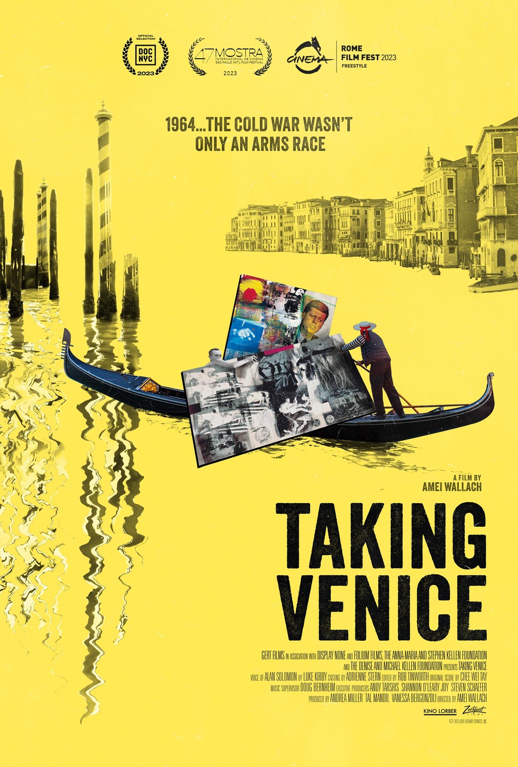 Poster for the 2023 documentary Taking Venice