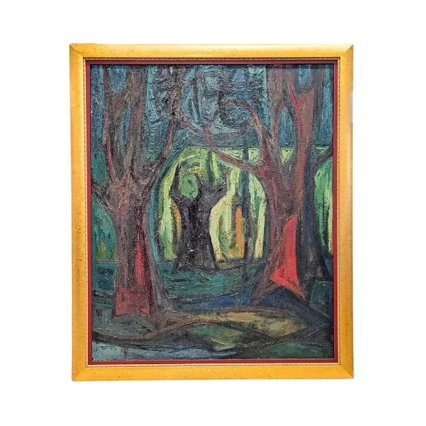 Samella Lewis (1923-2022) American, Oil on Canvas — sold for $13,440 at Sarasota Estate Auction