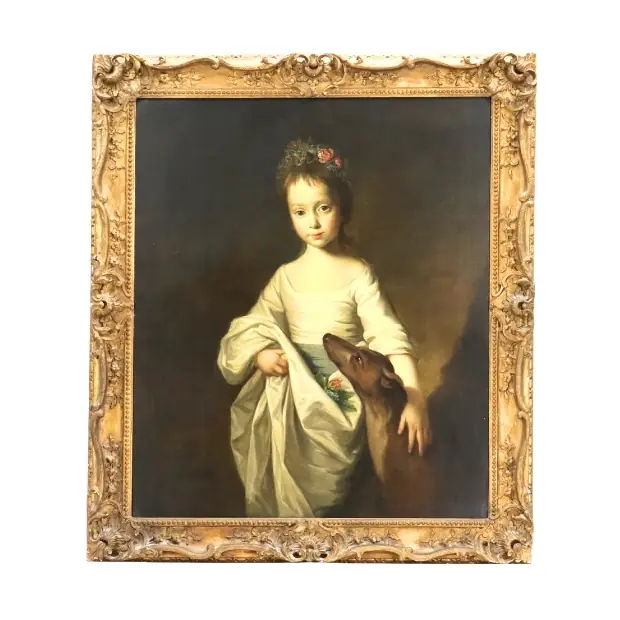 After Francis Cotes (1726-1770) English, Oil on Canvas — sold for $9,280 at Sarasota Estate Auction