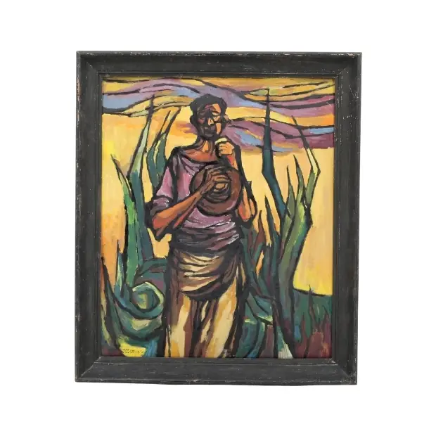 Augusto Marin (1921-2011) Puerto Rican, Oil on Board — sold for $7,875 at Sarasota Estate Auction