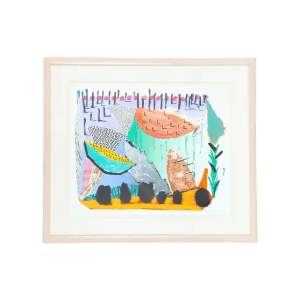 David Hockney (b 1937) Br, Lithograph Screenprint, Slow Rise — sold for $28,980 at Sarasota Estate Auction