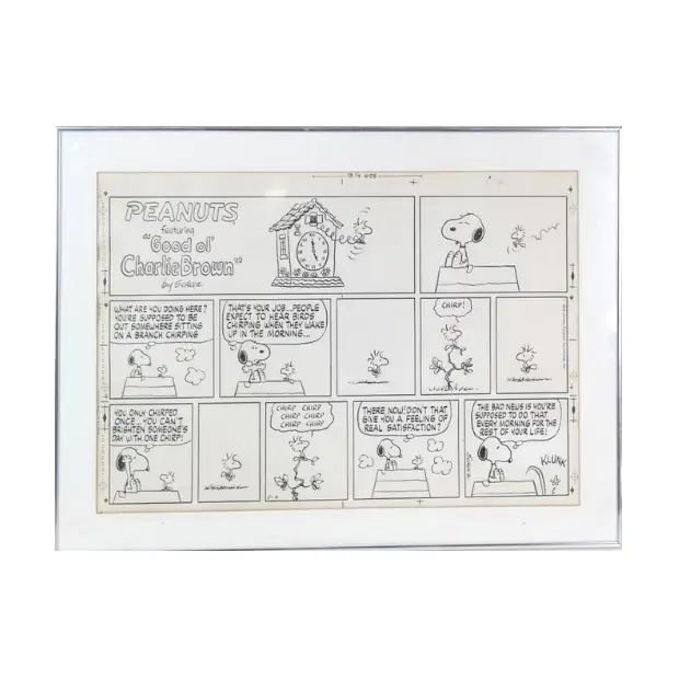 Charles Schulz (1922-2000) 1979 Peanuts Comic — sold for $31,500 at Sarasota Estate Auction