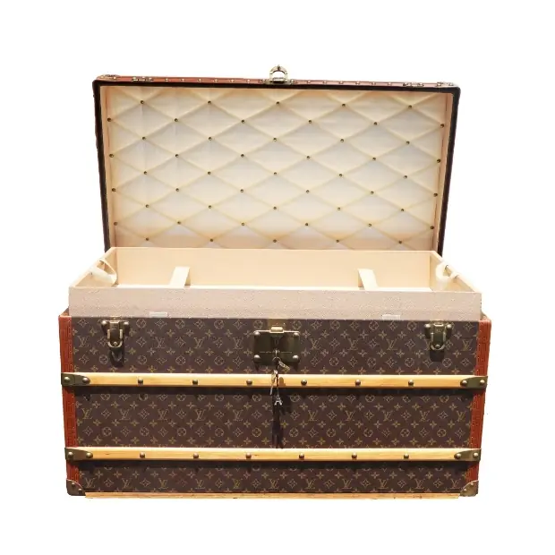 Louis Vuitton Monogram Malle Courrier Lozine Trunk — sold for $24,960 at Sarasota Estate Auction